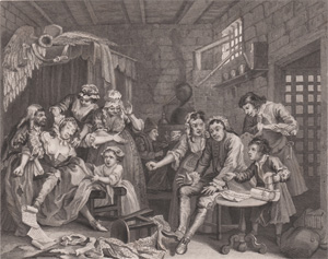 Rake's Progress by William Hogarth